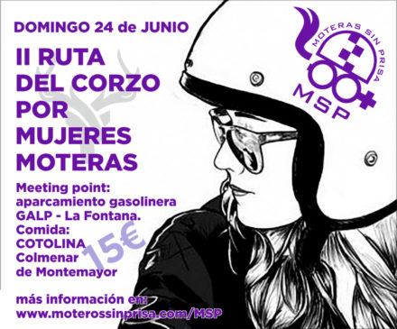 II RUTA DEL CORZO por MUJERES MOTERAS