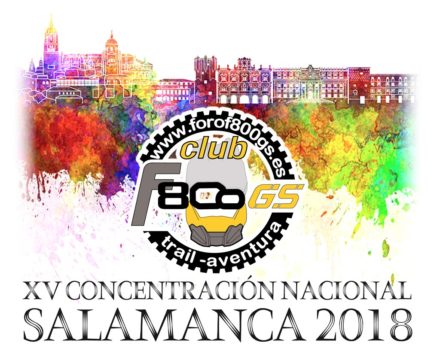 F800 GS  Concentración Nacional 2018 en Salamanca