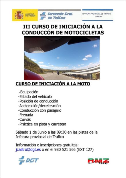 III CURSO DE INICIACION A LA CONDUCCIÓN DE MOTOCICLETAS