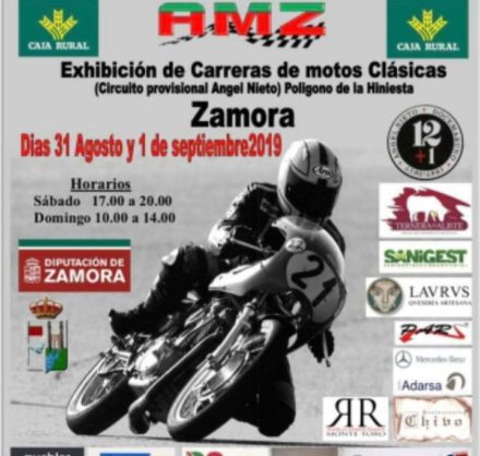 EXHIBICION DE CARRERAS DE MOTOS CLASICAS en Zamora