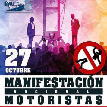 Manifestación Nacional de Motoristas en Valladolid