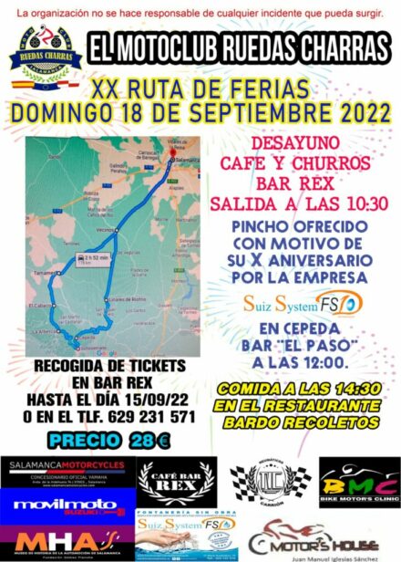 XX RUTA de FERIAS de RUEDAS CHARRAS